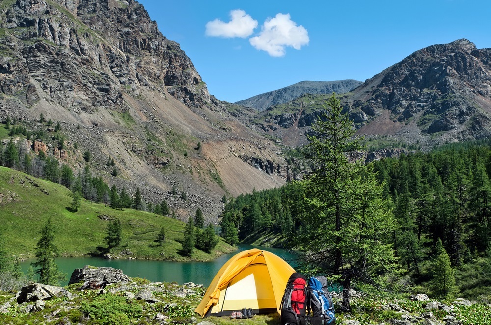 Camping in Banff During July